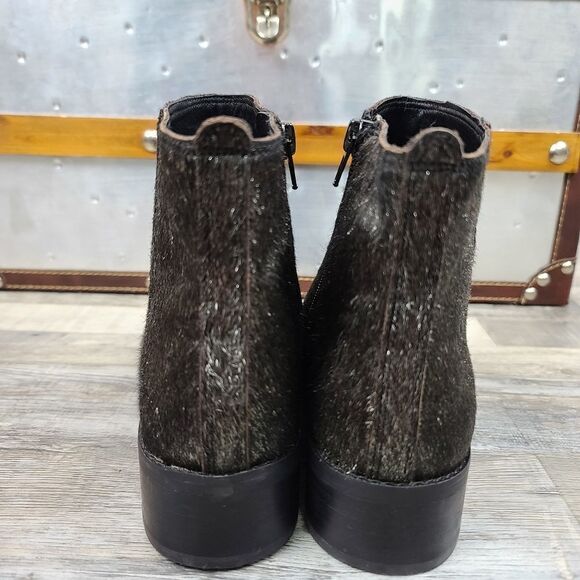 NWOT Lucky Brand Lenree2 Calf Hair Bootie - Picture 5 of 8